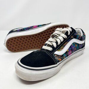 VANS Old Skool 'Trippy Drip' Black Sneaker Shoe Size Men 5.5/Women 7.0